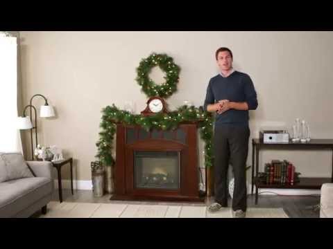 Classic Glittery Gold 24 in. Wreath with Berries and Pine Cones - Product Review Video