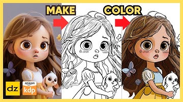 Easily Make & Color Coloring Books with Dzine AI | Amazon KDP
