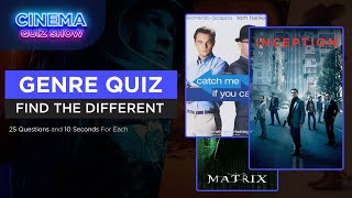 WHICH MOVIE IS DIFFERENT? GENRE QUIZ | CINEMA QUIZ SHOW 2023 screenshot 1