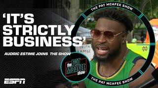 Audric Estime says it's 'STRICTLY BUSINESS between Notre Dame & Ohio State' 💼 | The Pat McAfee Show