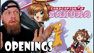 Who? Cardcaptor Sakura OPENINGS 1 TO 4 Reaction
