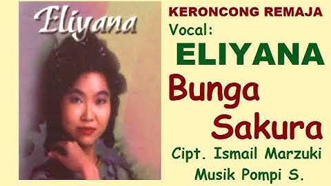 BUNGA SAKURA (LIRIK) - Keroncongan - Eliyana - Musik Pompi S.