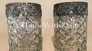 Mercury Glass & Metal Candleholders || Stunning, Classic & Modern