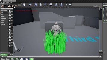 Weaving/Moving Grass Around Player Tutorial Demo for Unreal Engine 4