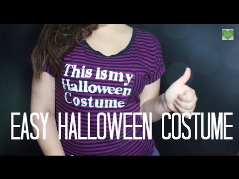 DIY EASY HALLOWEEN COSTUME - YouTube