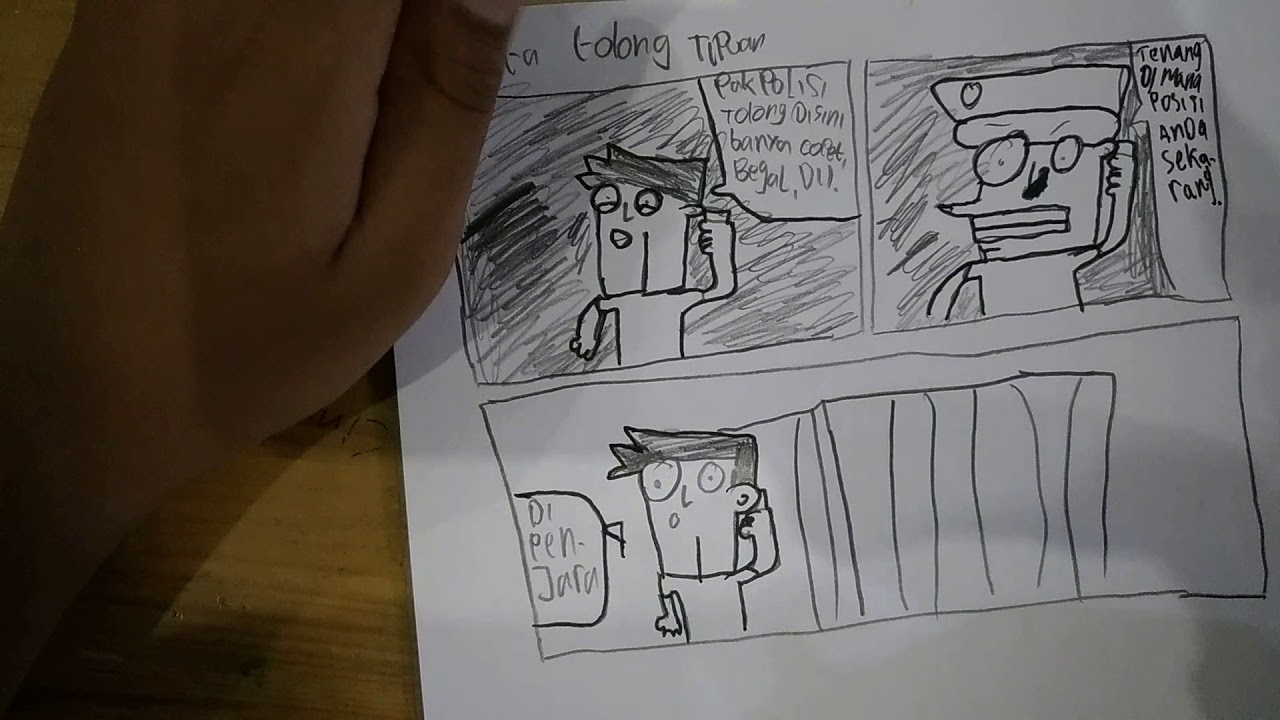 Cara Membuat Komik Strip Di Buku Sketsa YouTube