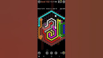 How To Solve Flow Free Hexes Flower Field Pack Level 102 13x15 Walk Through Solution Walkthrough