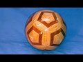 Wood Turning Segmented Sphere or Soccer  Ball