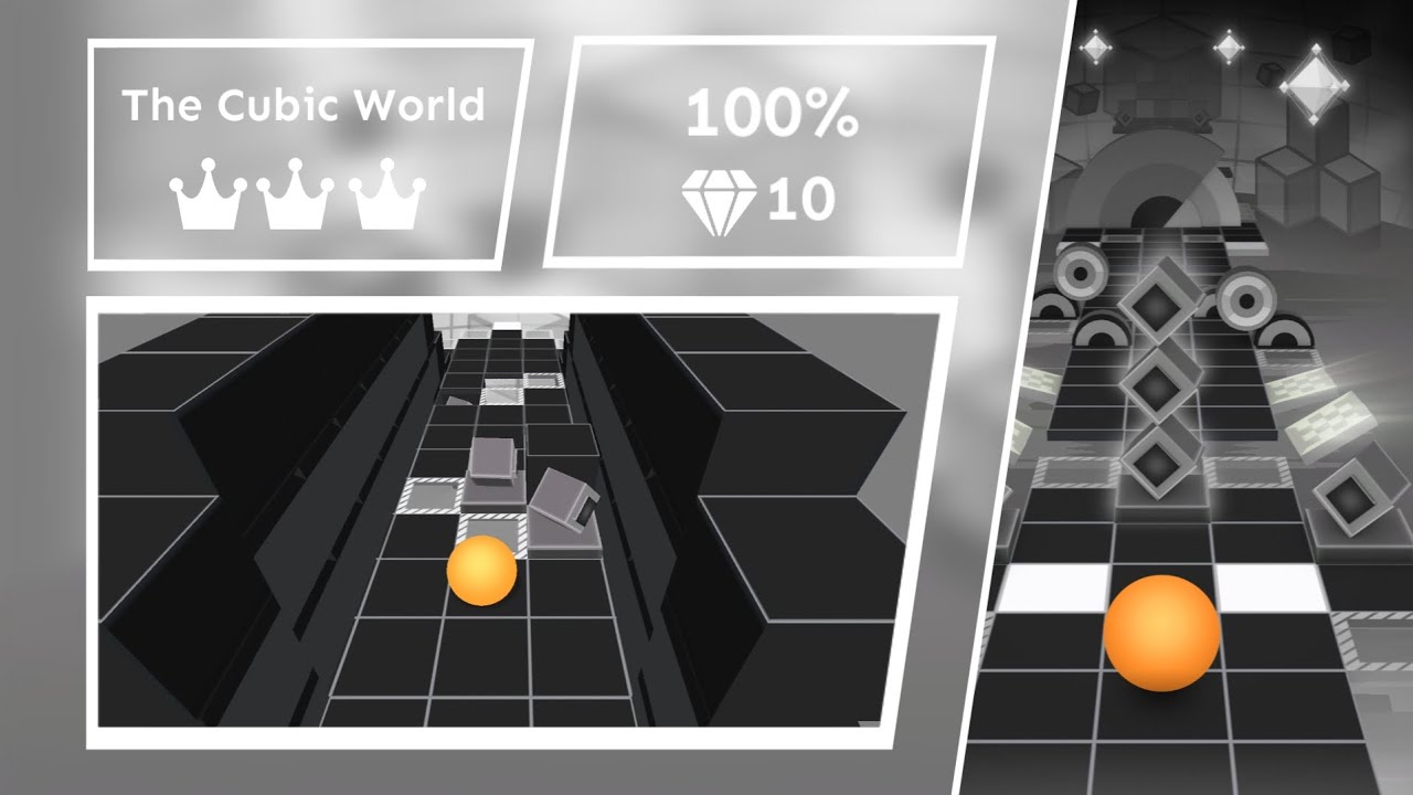 [Rolling Sky Remake] Rolling System Level 5 - The Cubic World
