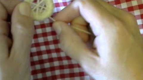 Making Dorset Buttons Part 3- Laying