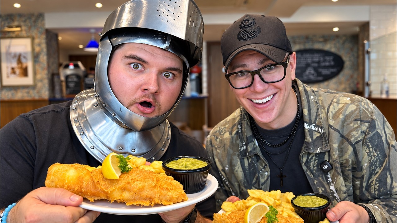 American CAN'T Believe How Good UK Fish and Chips are...