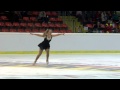 2015 ISU Jr. Grand Prix - Linz Ladies Short Program Alexandra DE HANOVRE MON