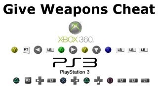 GTA 5 NEW Weapon Cheat - Get All Guns Cheat Code (Xbox and PS3) - YouTube