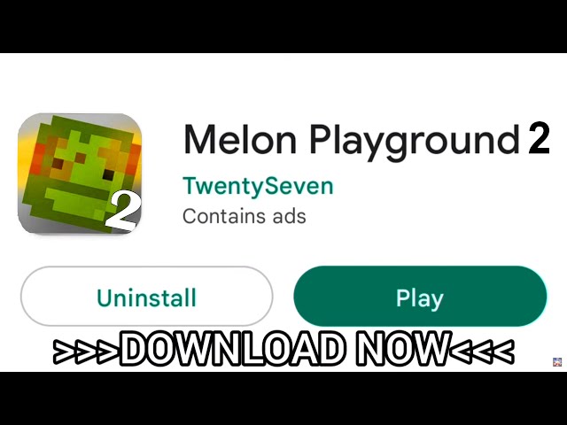 😨 I DOWNLOADED MELON PLAYGROUND 2! 