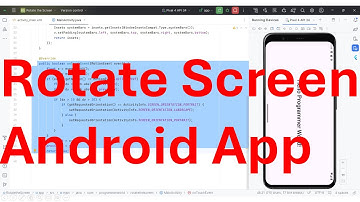 How to rotate layout orientation between portrait & landscape on touch listener in Android App?