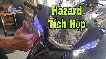 Hướng Dẫn Lắp Bộ Mạch Hazard dành cho Honda Wave Sử dụng trên nút công tắc zin