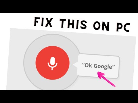 How To Fix Google Search By Voice Not Working on Pc