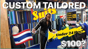 😲 Custom Suits in Bangkok Made in less than 24 Hours! ⏰