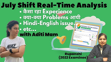 July-2022 Exam Analysis for August Aspirants | Paper 1| NTA UGC-NET JRF | With Aditi Mam