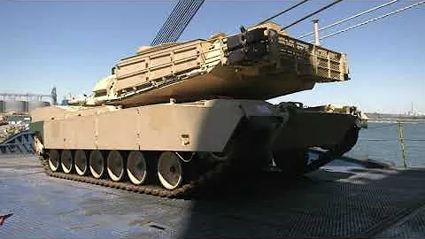 2nd Armored Brigade Combat Team, 1st Cavalry Division Conducting Port Operations–Constanta, Romania