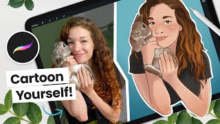 How To Cartoon Yourself in Procreate • Step-by-step Tutorial, Pro Tips & Tricks screenshot 3