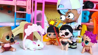 NAUGHTY KIDS LOL TURNED A TEACHER IN CRIMEA Kindergarten dolls cartoons DarinelkA