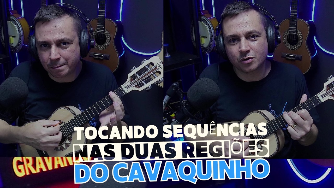 Tocando Sequencias nas duas Regiões do Cavaquinho | Professor Daniel Martins @escoladecavaco