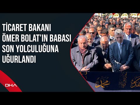 Ticaret Bakanı Ömer Bolat'ın babası Şevki Bolat, İstanbul'da toprağa verildi