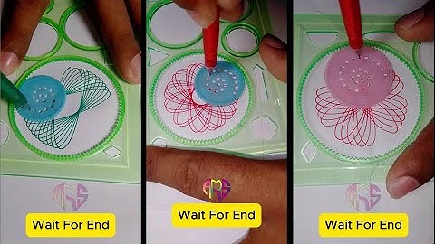 The Spirograph 2025 I enjoyed in my childhood, How many rotations did the pen make in total? #shorts