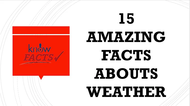 DID YOU KNOW FACT |15  FACTS ABOUT WEATHER |  AMAZING FACTS