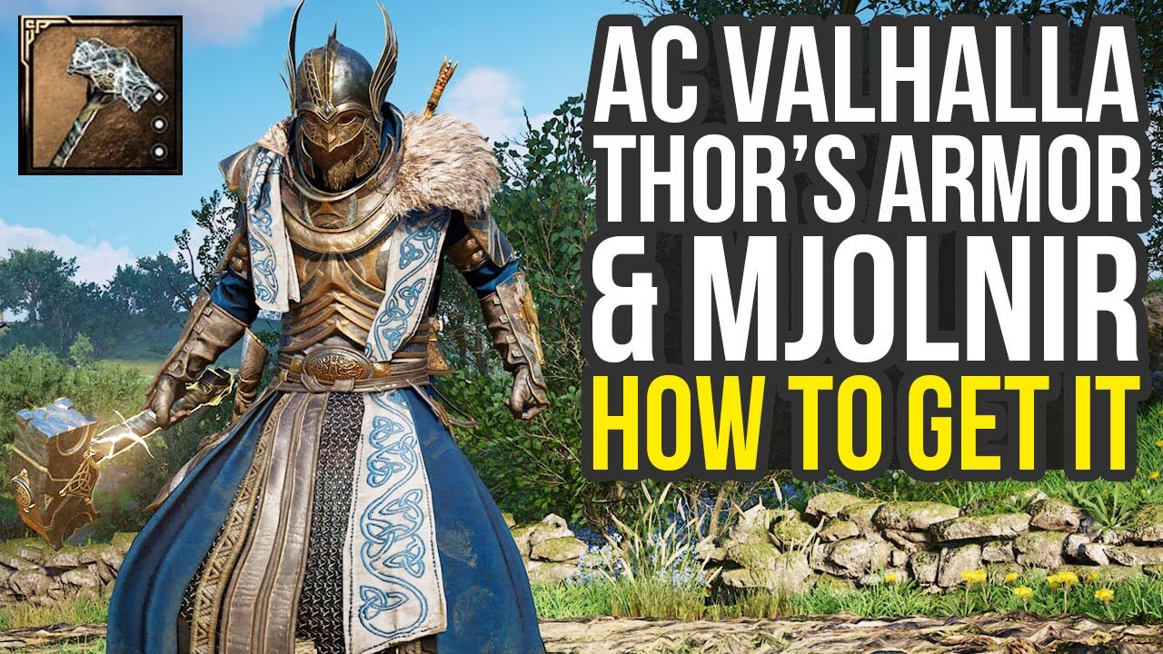 Assassin's Creed Valhalla Thor Thor Armor - HOW TO GET IT ( Valhalla Thor Hammer) - YouTube