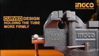 Hand Tools Ingco Hbv084 Ragum Catok Putar 4 Inch Bench Vice Heavy Duty Alat Pertukangan