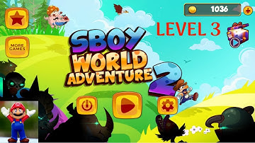 SBOY WORLD ADVENTURE 2 / LEVEL 3 / MOBILE SUPER MARIO /  Gaming with Arun
