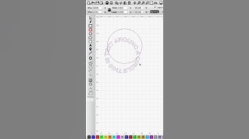 How to wrap text around a circle in Lightburn #laserengraving #lightburn