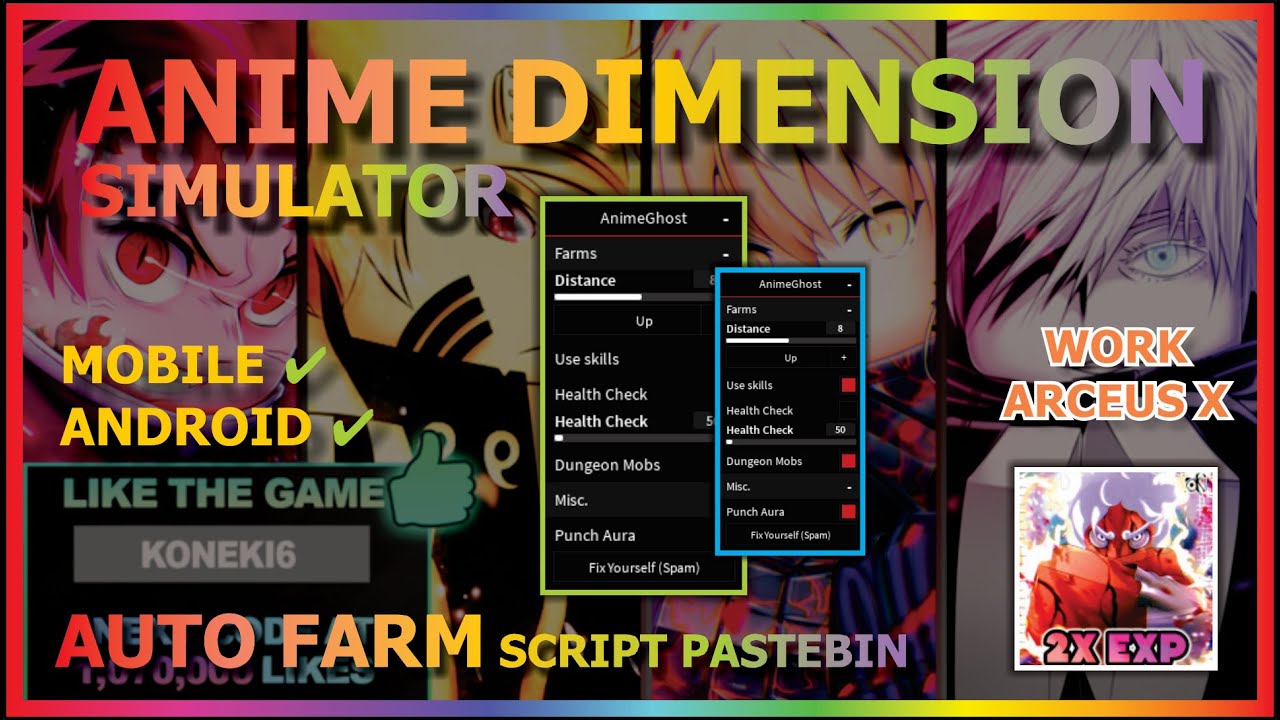 Anime Dimensions Simulator [Auto Farm, Auto Skill] Scripts