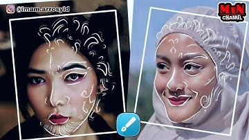 Cara Mudah🔥MEMBUAT LINE ART Di INFINITE DESIGN Android