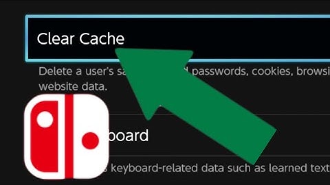 Nintendo Switch How to Clear your Cache!