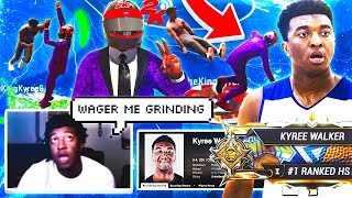 Top Ranked HS Player KYREE WALKER vs GRINDING DF $1000 WAGER *LIVE ON STREAM*!! Best Build NBA 2K20