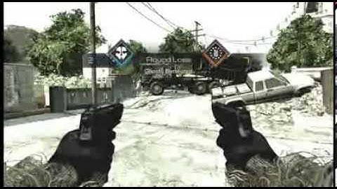 call of duty ghost amazing throwing knife across map