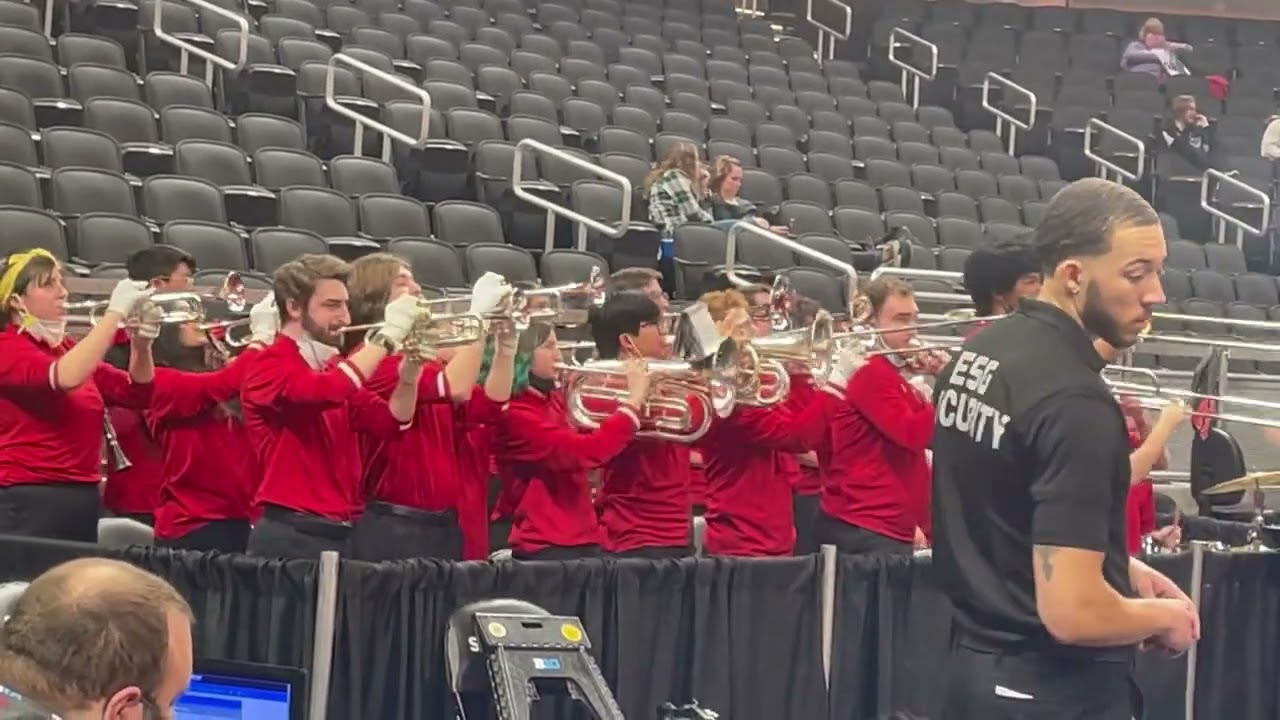 Rutgers University Pep Band plays their fight song "The Bells Must Ring".