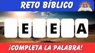 COMPLETA LA PALABRA BÍBLICA -  TEST 40 PREGUNTAS