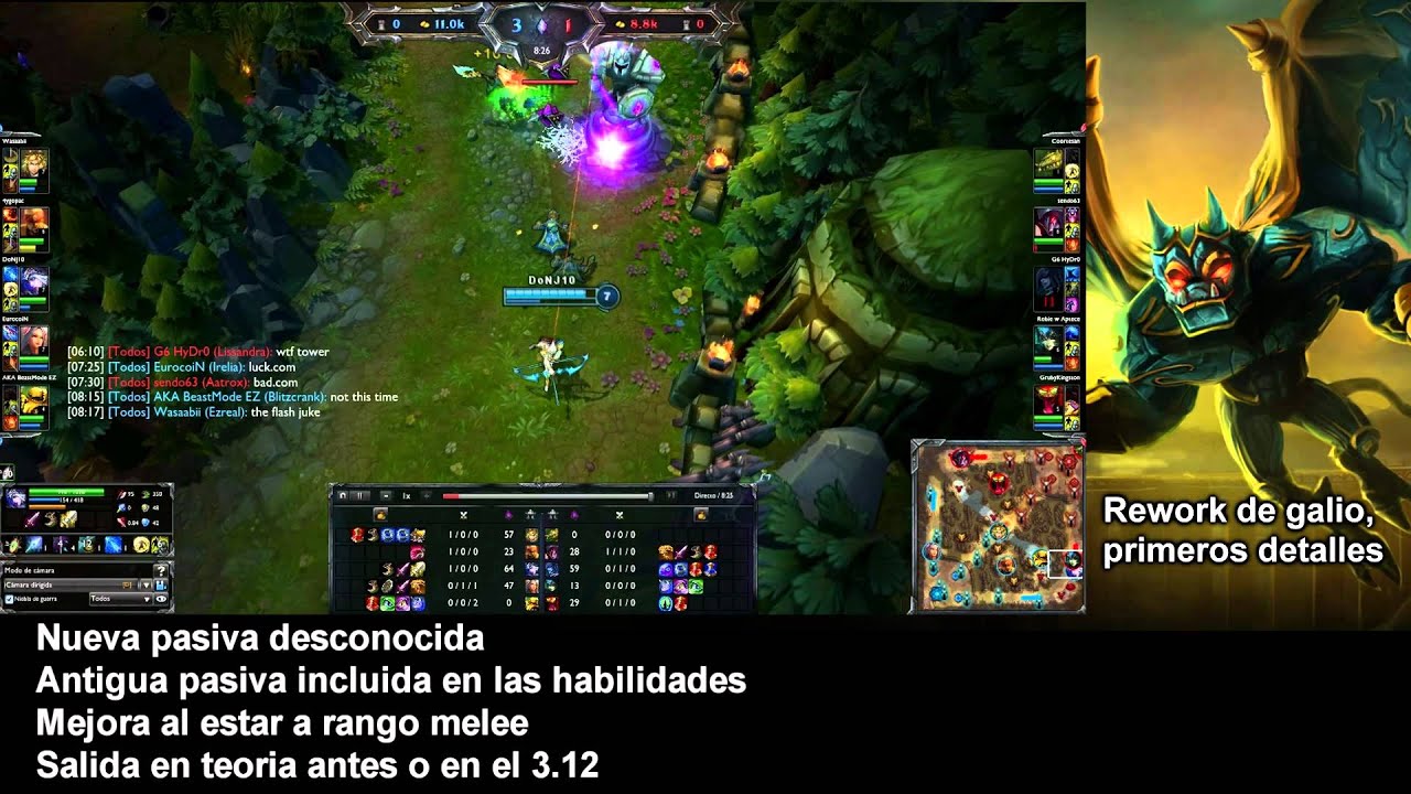 Rework a galio, primeros detalles, league of legends - YouTube