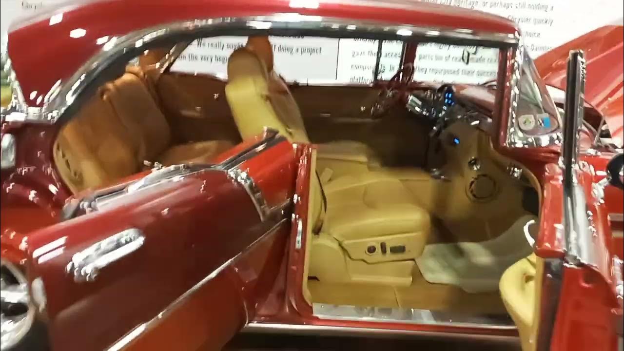 137301 1956 CHEVROLET BEL AIR under hood - YouTube