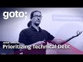 Prioritizing technical debt as if time  money matters  adam tornhill  goto 2022