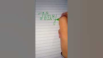 Navya Name Calligraphy || comment your name for such a wonderful video 🎥 #calligraphy #creative #yt
