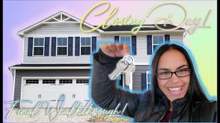 Closing Day & Final Walkthrough!! Ryan Homes New Construction - First Time Buyers