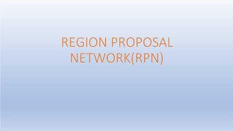 Region Proposal Network(RPN)