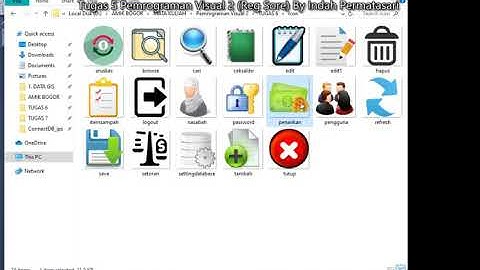 Video Tugas 6 Pemrograman Visual 2 By Indah Permatasari