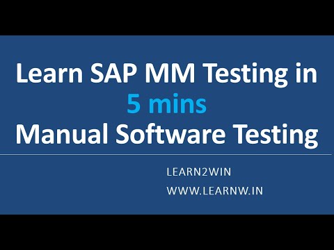 Testing SAP |