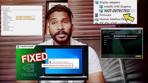 GRAPHIC CARD NOT DETECTED 100% SOLUTION WINDOWS 8,10,11 IN HINDI